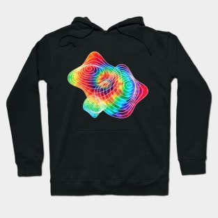 Hypnotic Tie-Dye Trippy Hippie Art Hoodie